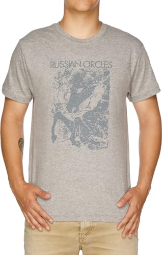 Photo de Vendax Russian Circles Merch Lovely T-Shirt Homme Gris