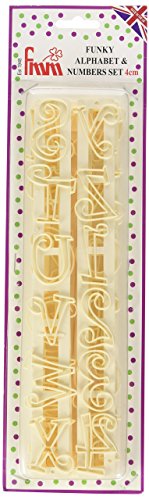 FMM Upper Case Funky Alphabet & Number Tappit Cutters Set