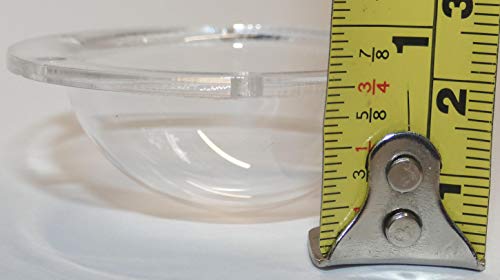 image for SUPREMETECH Acrylic Dome/Plastic Hemisphere - Clear - 1.5