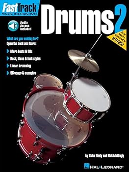 Paperback FastTrack Music Instruction - Drums, Book 2 (Fasttrack Series) Book