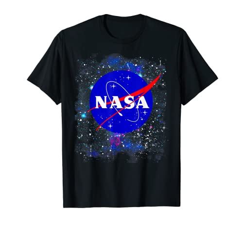 NASA Official Logo In The Stars Graphic, Kurzarm, T-Shirt