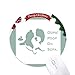 Produktbild Lustige Hündfleck Sofa Runde Gummi Maus Pad Weihnachtsbaum Mat