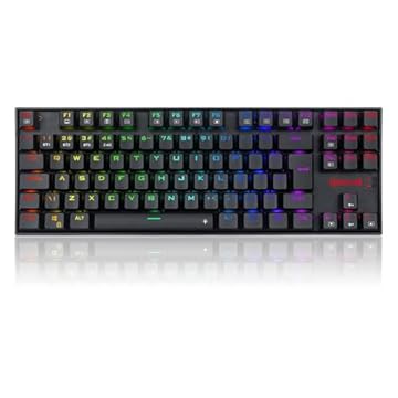 Teclado mecânico Kumara Pro Wireless e Bluetooth Preto Switch Red
