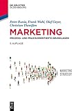 werbung marketing berufe  Marketing: Prozess- und praxisorientierte Grundlagen (De Gruyter Studium)