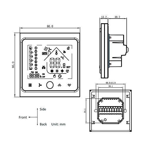 Controlador de Temperatura Programável Digital Inteligente -Wifi - BAC-002ALW - Cucudy