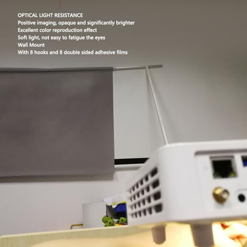 Pantalla para proyector de PVC sintético 120 pulg miniatura 2