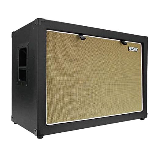Seismic Audio - 2x12 GUITAR SPEAKER CAB EMPTY - 7 Ply Birch - 212 Speakerless Cabinet NEW 12" Tolex - Black Tolex - Wheat Cloth Grill - Front or Rear Loading Options
