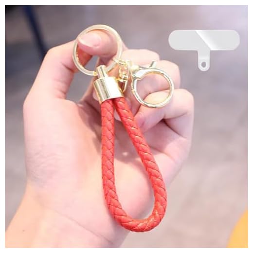 Wristlet Keychain Phone Lanyard Braided Wrist Strap for Keys Phone Wallet Bag Everyday Carry Accessory