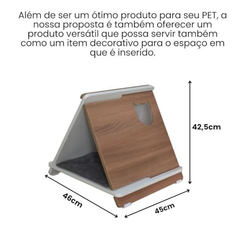 Toca Gato PET MDF Cabana