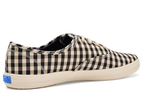 Image of Keds Women's Champion Canvas Lace-Up Black /ParchMen'st Buffalo Plaid Canvas 11 Wide