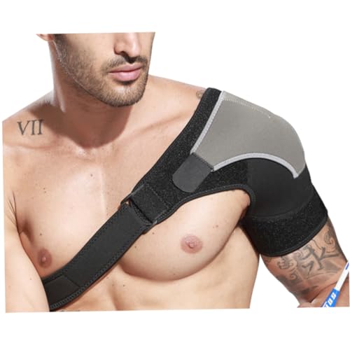 FOMIYES Compressible Shoulder Brace Adjustable Straps Shoulder Strap Support for Sports Pain Alleviation Comfortable Shoulderpad