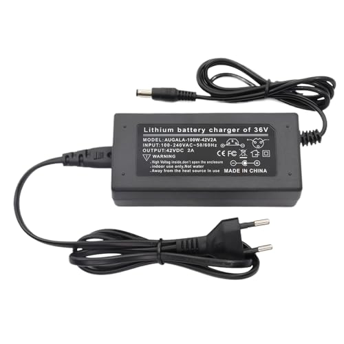 Caricatore Per Scooter | Alimentatore Batteria di Ricambio 42V 2A - Attrezzatura Di Ricarica A Risparmio Energetico Per E-Bike Monopattini Skateboard