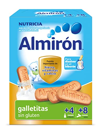 Almirón Galletitas Sin Gluten, Para Disolver En El Biberón, Desde Los 4 Meses, 250g Almirón Galletitas Sin Gluten, Para Disolver En El Biberón, Desde Los 4 Meses, 250g