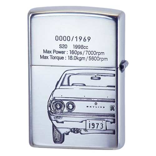 Encendedor Zippo Oil Limited Silver GT-R Nissan miniatura 2