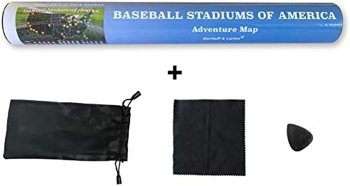 Baseball Stadiums of America Scratch Off Map | Gift for Baseball Sport Fans — view 3
