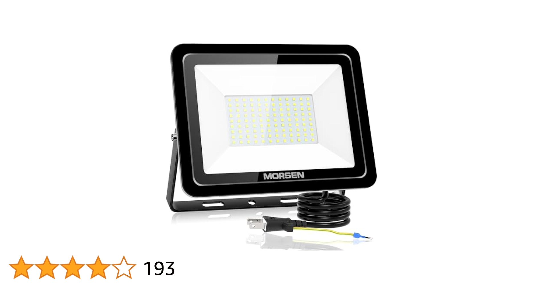 【色:昼光色6500K_サイズ:200W2個】MORSEN 投光器 屋外 防水 色:昼光色6500K_サイズ:200W2個】MORSEN 投光器 屋外 防水 の