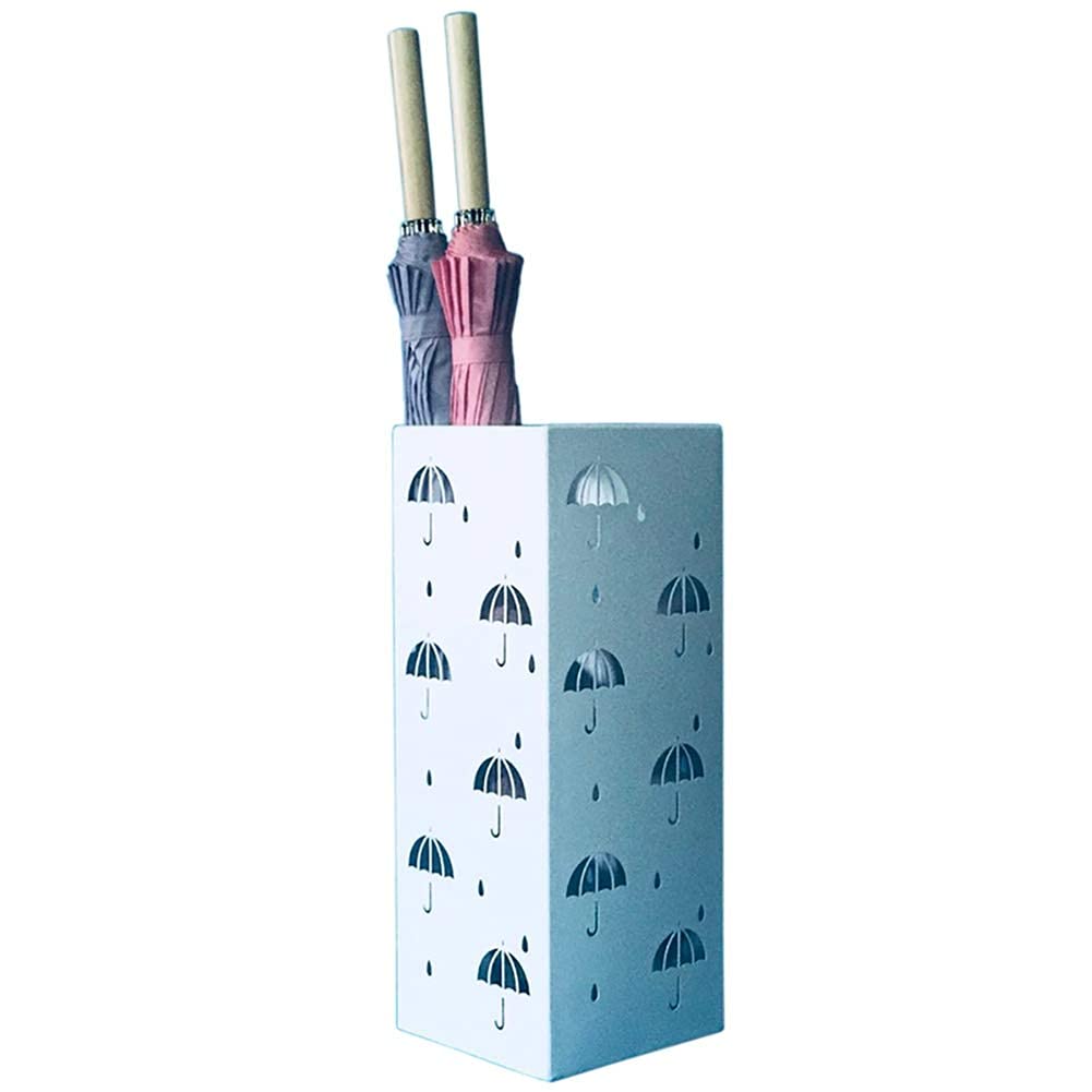Porte-parapluie moderne blanc pour garder votre entrée propre les jours de pluie
