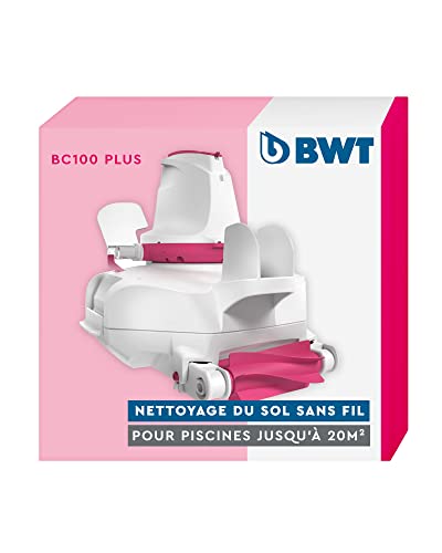 Robot de Piscine sans Fil BWT BC100 Plus | Nettoyeur Autonome à Batterie Lithium | pour piscines Hors-Sol et enterrées | Nettoyage du Fond | Léger, Compact,...