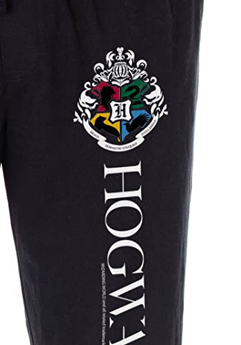 Harry Potter Adult Mens' Animal Silo Hogwarts Crest Loungewear Pajama Pants3