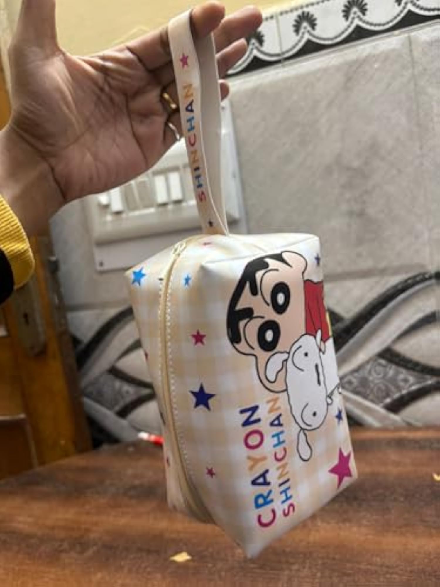 Cute Cartoon Cosmetic Bag for Kids with Zipper, Multipurpose Organizer