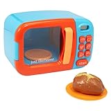 Just Like Home Microwave - Blue w/ Play Food