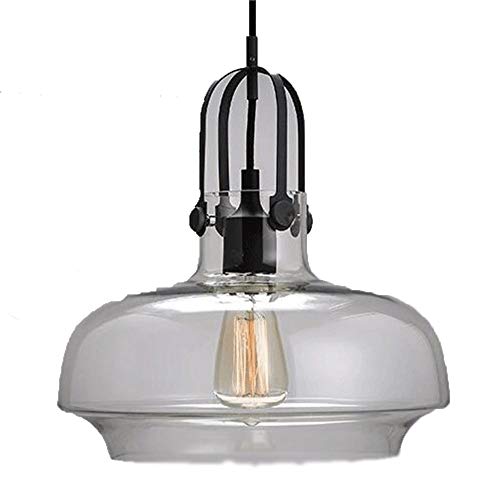 Lustre Suspendu en Métal FFLJT Plafonnier Vintage Finition Verre Artisanal