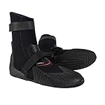 O'Neill Heat 5mm Round Toe Neoprene Boot with Textured Rubber Sole for Cold Water Surfing, Paddleboarding, Snorkeling
