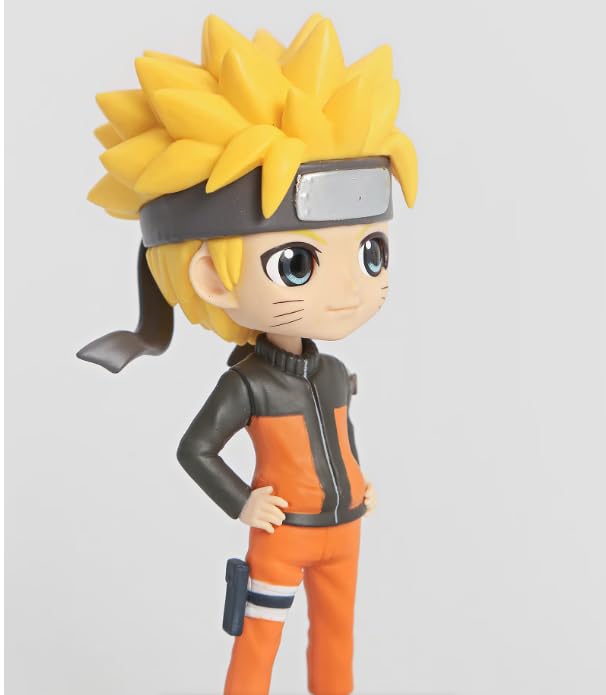 Image of Anime Cartoon Character Q Posket Action Figure | Limited Edition | Attractive Lightweight Durable Toy Figures for Home Decors Office Desk and Study Table (Naruto)