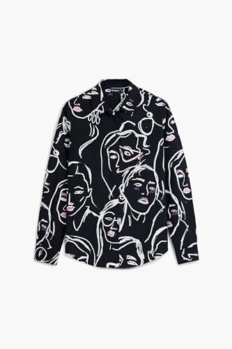Image of Desigual Women's Woman Woven Shirt Long Sleeve
