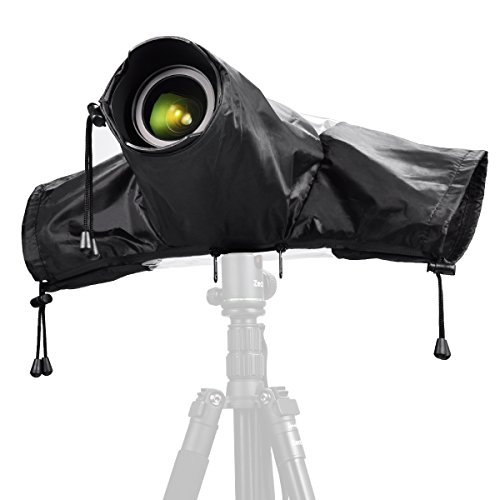 Professional Rain Cover, Zecti Rain-Waterproof Camera Protector Cover for Canon Nikon DSLR Cameras