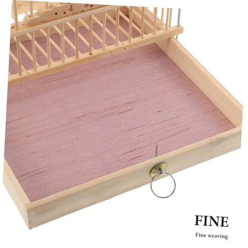 Cage à oiseaux rectangulaire UKCOCO pour chardonnerets et petits oiseaux