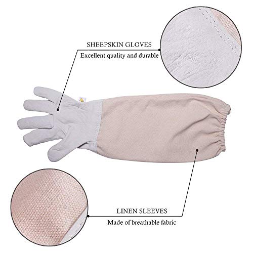 Unisex Imker Biene Anzug,Imkeranzug mit Zaunschleier,Baumwolle Imker-Anzug,Imkerjacke,mit Schaber,Bienenbürste… – Bild 7