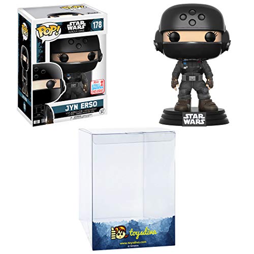 Jyn Erso (2017 Fall Con Exc): Funk o Pop! Vinyl Figure Bundle with 1 Compatible 'ToysDiva' Graphic Protector (178 - 20119 - B)