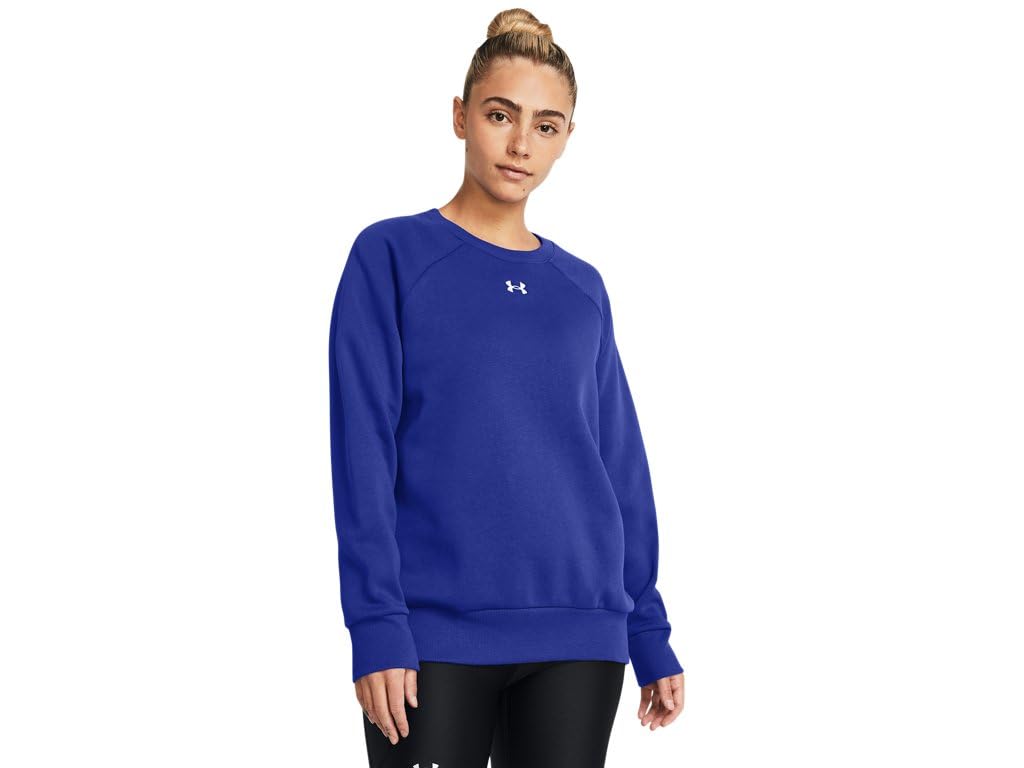 Under Armour Women's Ua Rival Fleece Crew Sweatshirt, L
