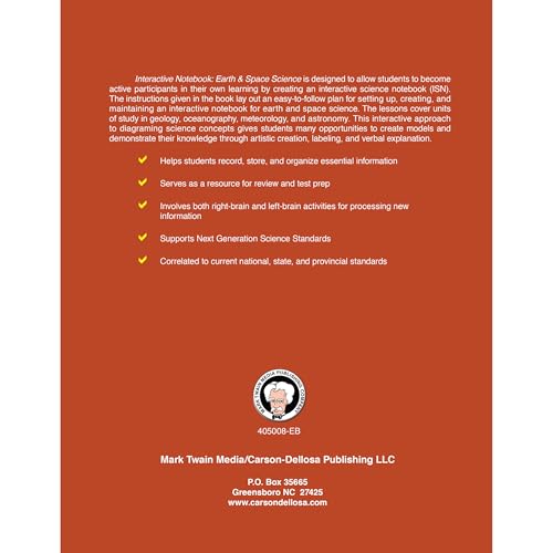 Interactive Notebook: Earth & Space Science, Grades 5 - 8