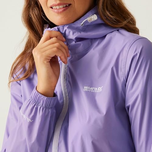 Chaqueta impermeable Regatta Pack-It III para mujer chubasquero ligero 4