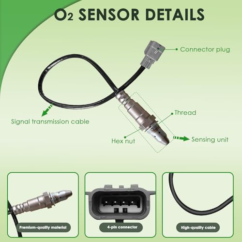 Sensor de Oxígeno Compatible con Nissan Infiniti 2017-2019 miniatura 3