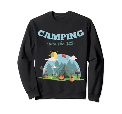 Stay Wild Mountain Forest Senderismo Aventura Camping Camiseta Sudadera