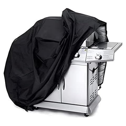 NUACOS Barbecue Covers waterproof Large Outdoor BBQ Cover Windproof Rip-Proof Rainproof dustproof and sunscreen 420D Oxford cloth (58 * 77cm) Cover
