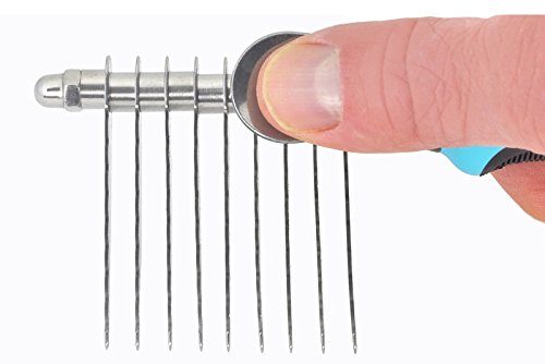 Vets Pride USA Dematting Comb for Dogs and Cats - Stainless Steel Tool for Tangles, Knots, and Matted Hair - Reversible… - Image 5