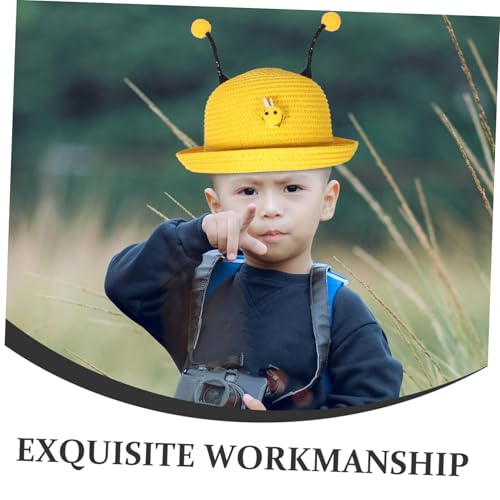 Sun Hat for Boys and Lightweight UV Protection Beach Cap with Adorable Breathable Summer Hat for Outdoor Activities Yellow3