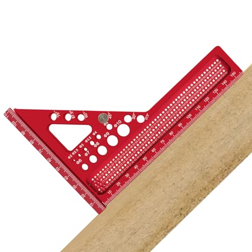 Règle de mesure pour le travail du bois rapporteur carré et outil de traçage multi-angle