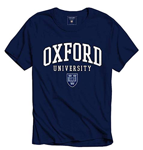 Oxford University - Armoiries - T-Shirt Officiel Homme - Bleu, XXL