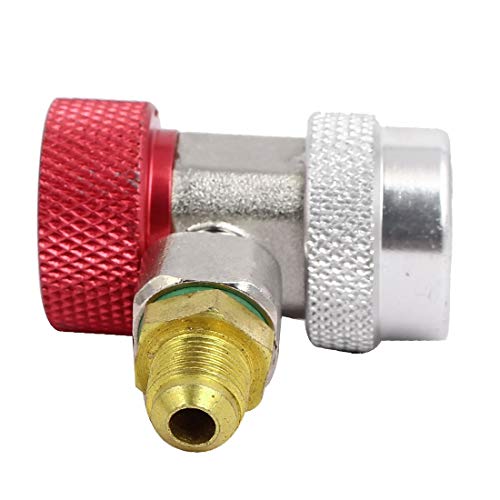 Adaptador de Acoplamiento Rápido para Aire Acondicionado, Conector de Alta Presión Ajustable, Compatible con R134a miniatura 2