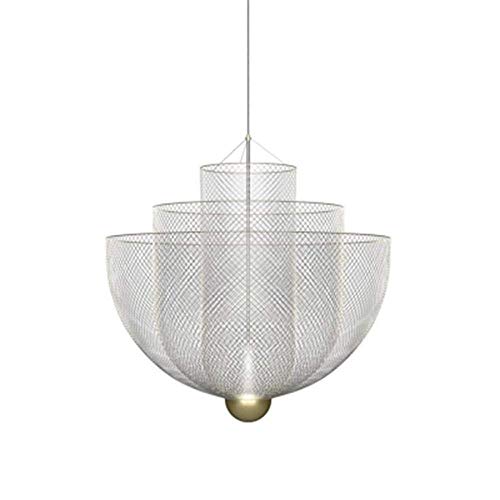Plafonnier géométrique en maille pour salon et salle à manger moderne