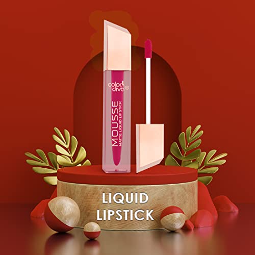 Image of Adbeni Value Pack, Mousse Matte Liquid Lipstick With Eyeliner & Mascara, 5.5ml Each | Long Lasting, Water & Smudge Proof, Light Weight, 14 Hour Long Stay, Pack Of 3 (Barbie 110)