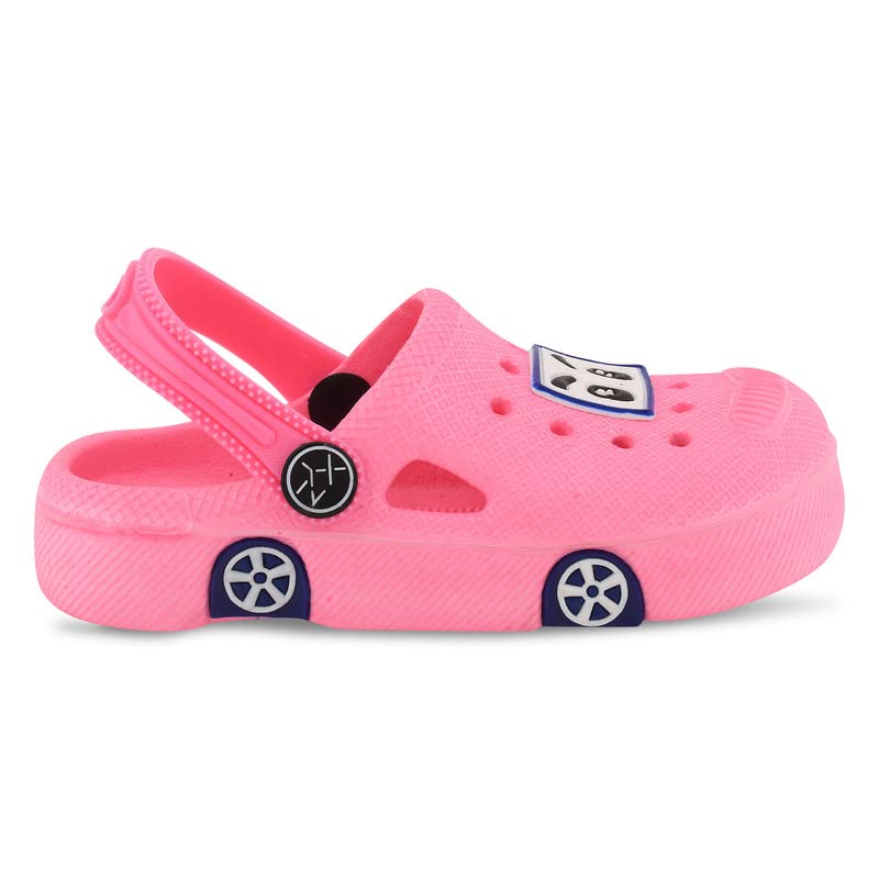 Image of SMARTOTS Pack of 2 Car Design Kids Clogs for Daily Use, Kids Eva Sandals for Boys and Girls with Adjustable Sling Back Strap