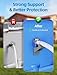 POOLHOUR 2 Pack Pool Pipe Holder for Above Ground Pools, Swimming Pool Hose Support Bracket for Intex Pools, Pool Accessories to Prevent Pipe Sagging