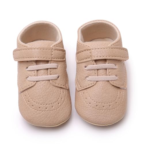Image of RVROVIC Baby Boys Girls Anti-Slip Sneakers Soft Ankle Boots Toddler First Walkers Newborn Crib Shoes