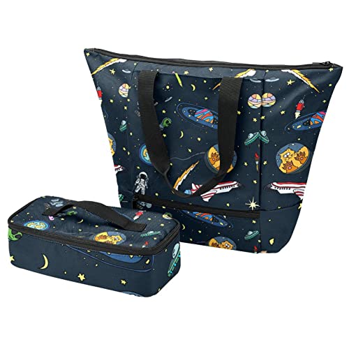 Sac fourre tout galaxie pour garder vos repas au frais